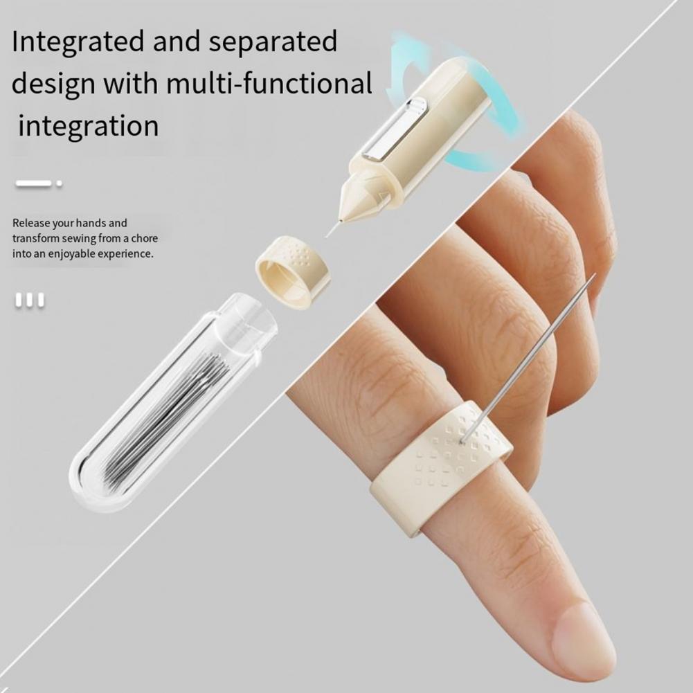 Needle Threader Tool - 휴대용 바늘 꿰매개 바늘 꿰매개 솔기