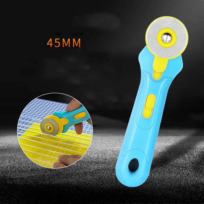 Rotary Cutter Fabric - 패치워크 재봉용 스틸 로터리 라운드 커터,