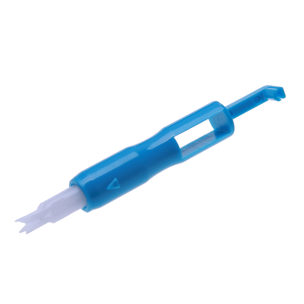 Needle Threader Tool - 5/4/3/2/1개입 수동 바늘 꿰는 도구 플라스틱