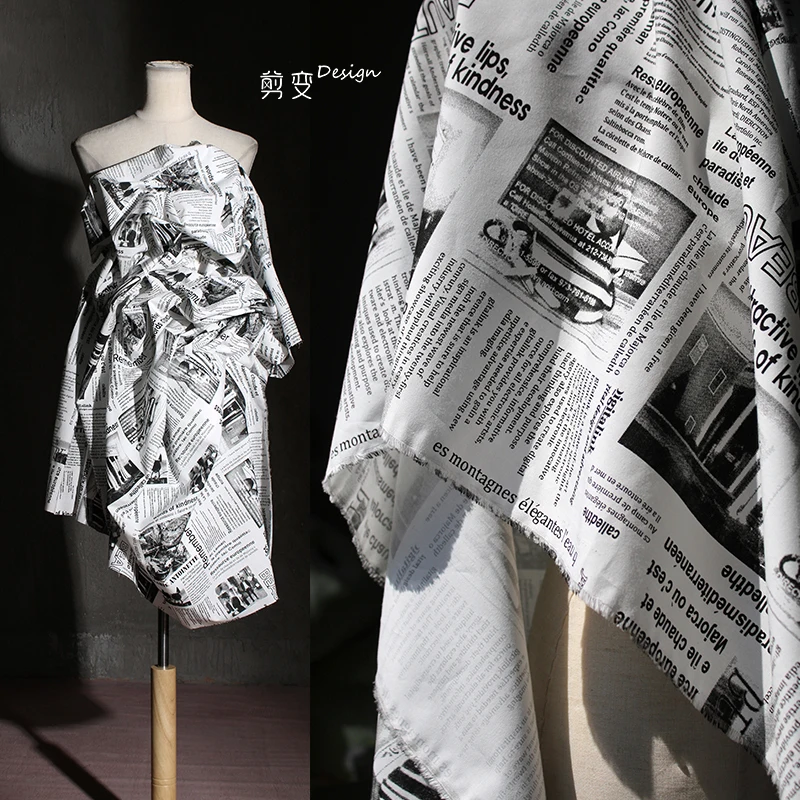 Sewing Tweed Fabric - 크리에이티브 프린트 폴리에스터 코튼 Diy 의류,