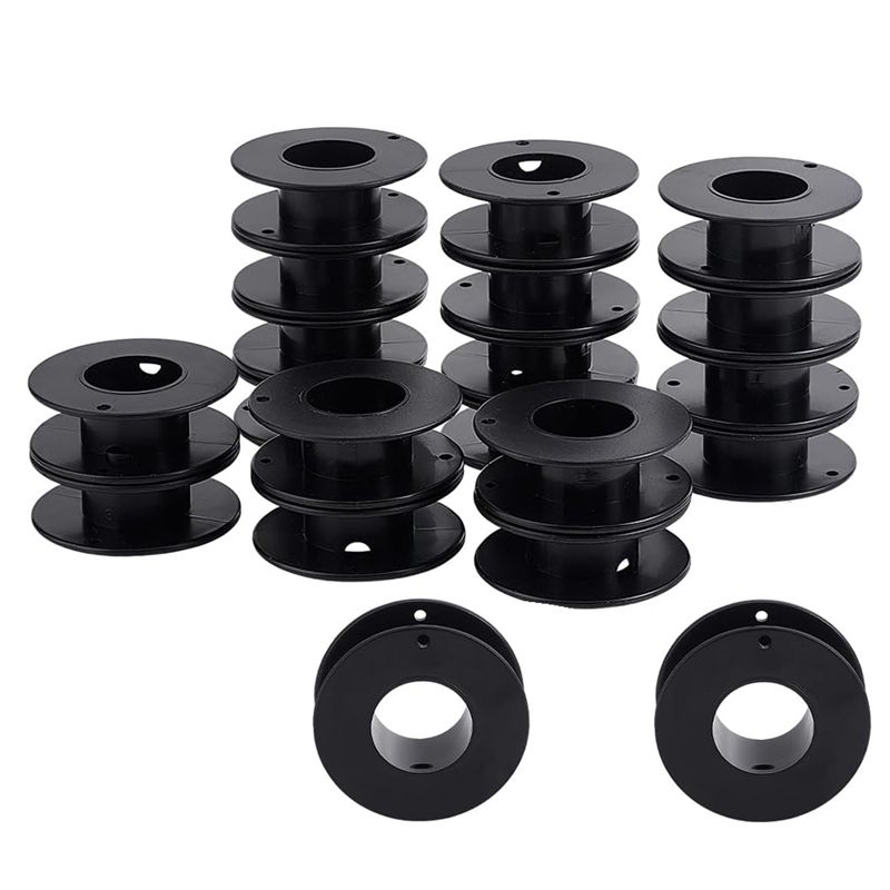 Thread Bobbins Empty - MLGB-20Pcs 빈 스풀, 2.1X0.7 인치 플라스틱