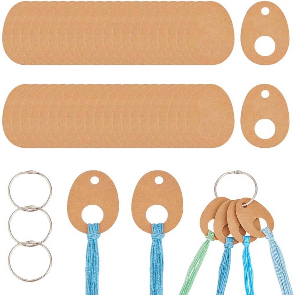 Embroidery Floss Thread - 100Pcs 눈물 방울 치실 스레드 드롭