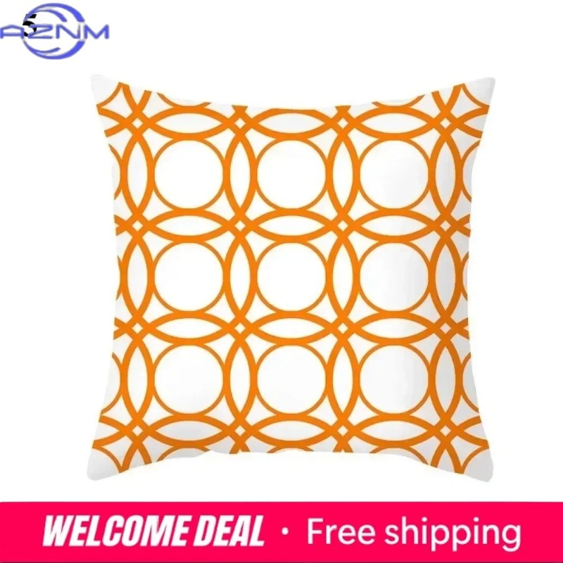 보헤미안 오렌지 추상 쿠션 커버, 미드 센추리 모던 미 - Century Textile & Sewing Supply Saskatoon Sk 리뷰 및 가격