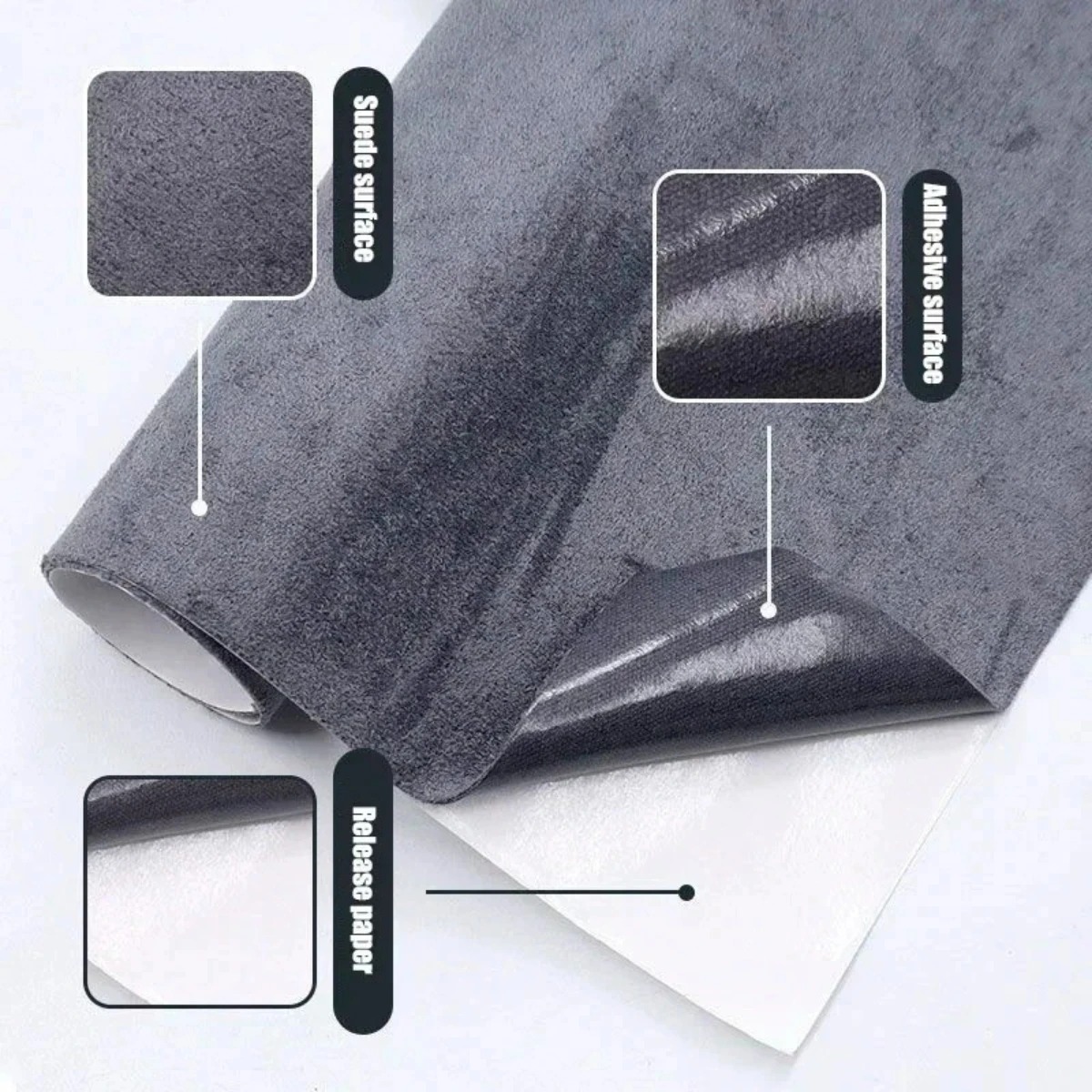 자가 접착 인조 스웨이드 천 뒷면 접착제 자동차 내부  - Fabric Glue Bond 리뷰 및 가격