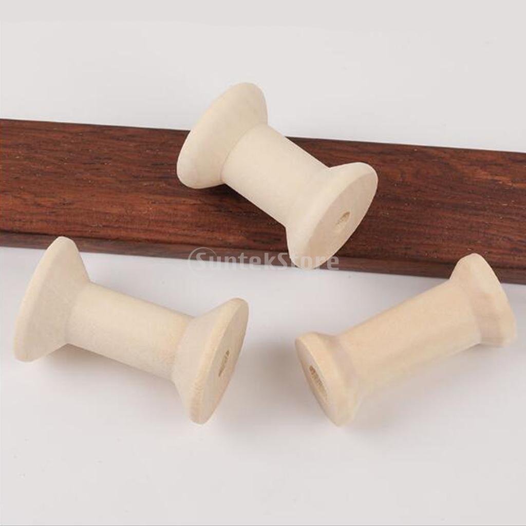 20개 나무 보빈 실통 빈 스티치 재봉실 보관함 - Thread Bobbins Empty 리뷰 및 가격