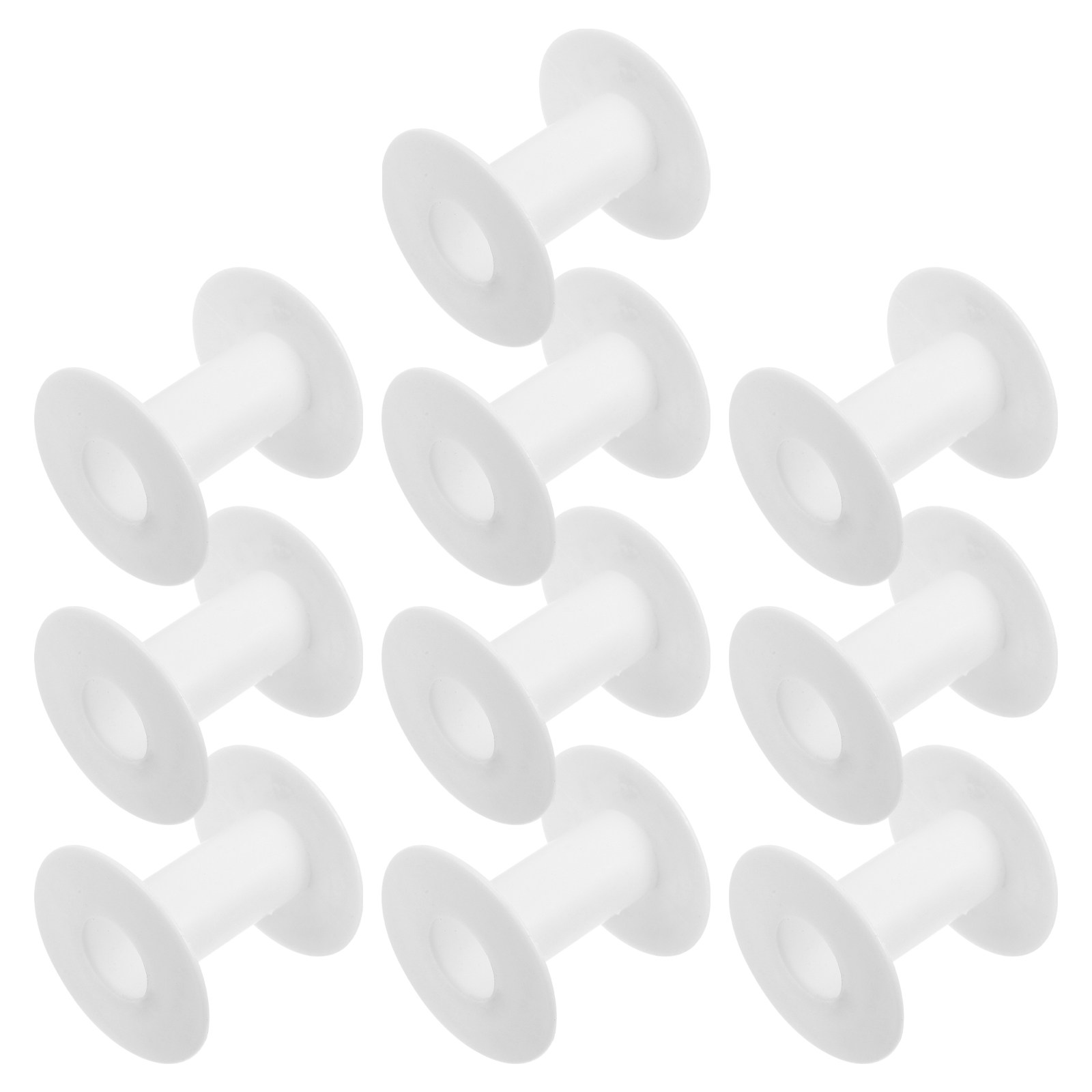 10Pcs 플라스틱 빈 실 보빈 스풀 자수용 와이어 스 - Thread Bobbins Empty 리뷰 및 가격