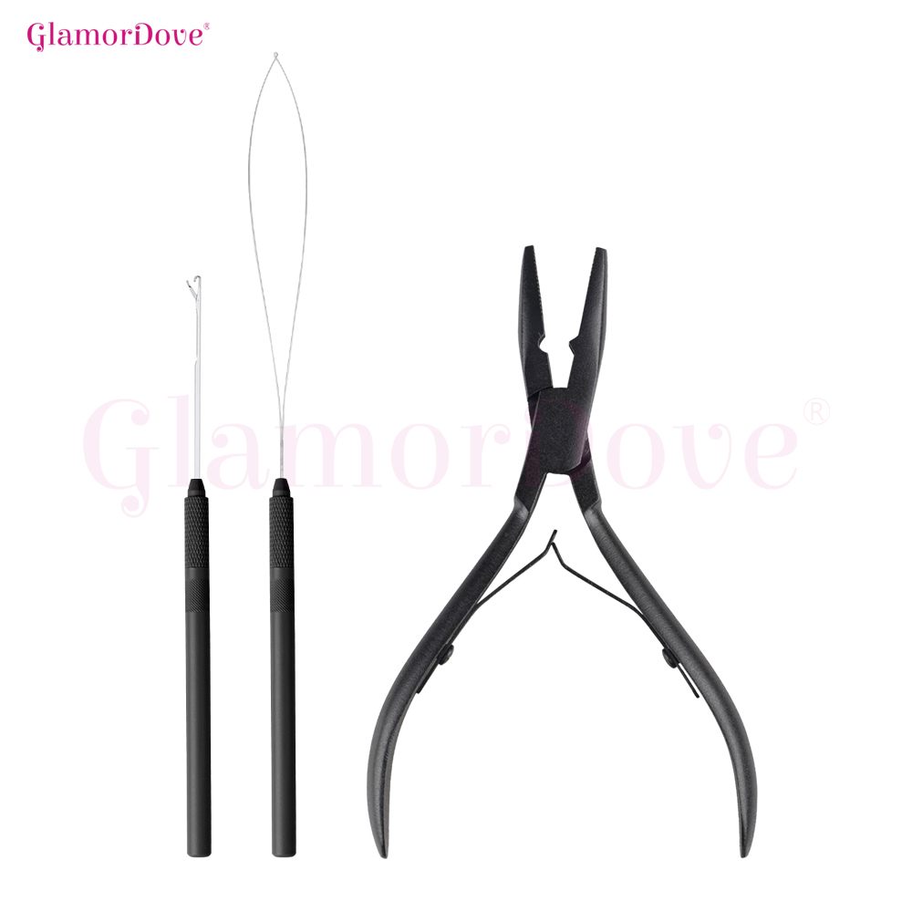 글래머도브 마이크로 링 헤어 익스텐션 도구 키트, 마이 - Needle Threader Tool 리뷰 및 가격