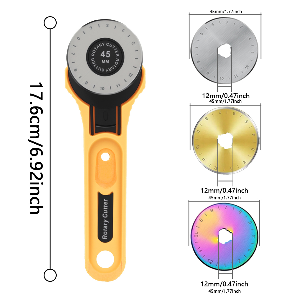 45mm 회전식 원단 커터 가죽 공예 절단 도구 DIY - Rotary Cutter Fabric 리뷰 및 가격