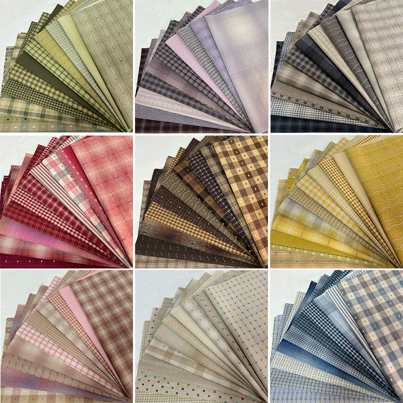24x33cm 10개입 사전염색된 면직물 세트 DIY  - Sewing Tweed Fabric 리뷰 및 가격