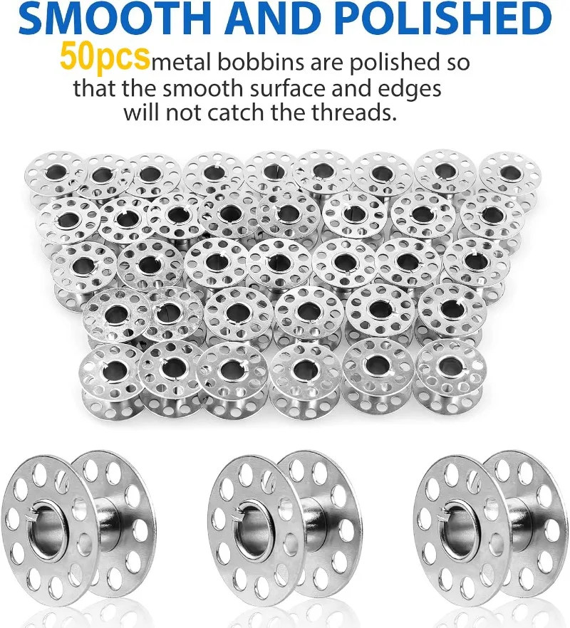 vvocci 빈 스풀 스테인리스 스틸 브라더 재봉틀 부 - Thread Bobbins Empty 리뷰 및 가격