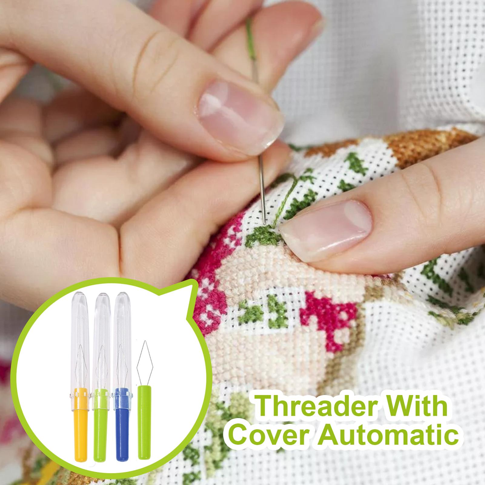 3개입 자동 바늘 꿰는 도구 휴대용 바느질 수공예 DI - Needle Threader Tool 리뷰 및 가격