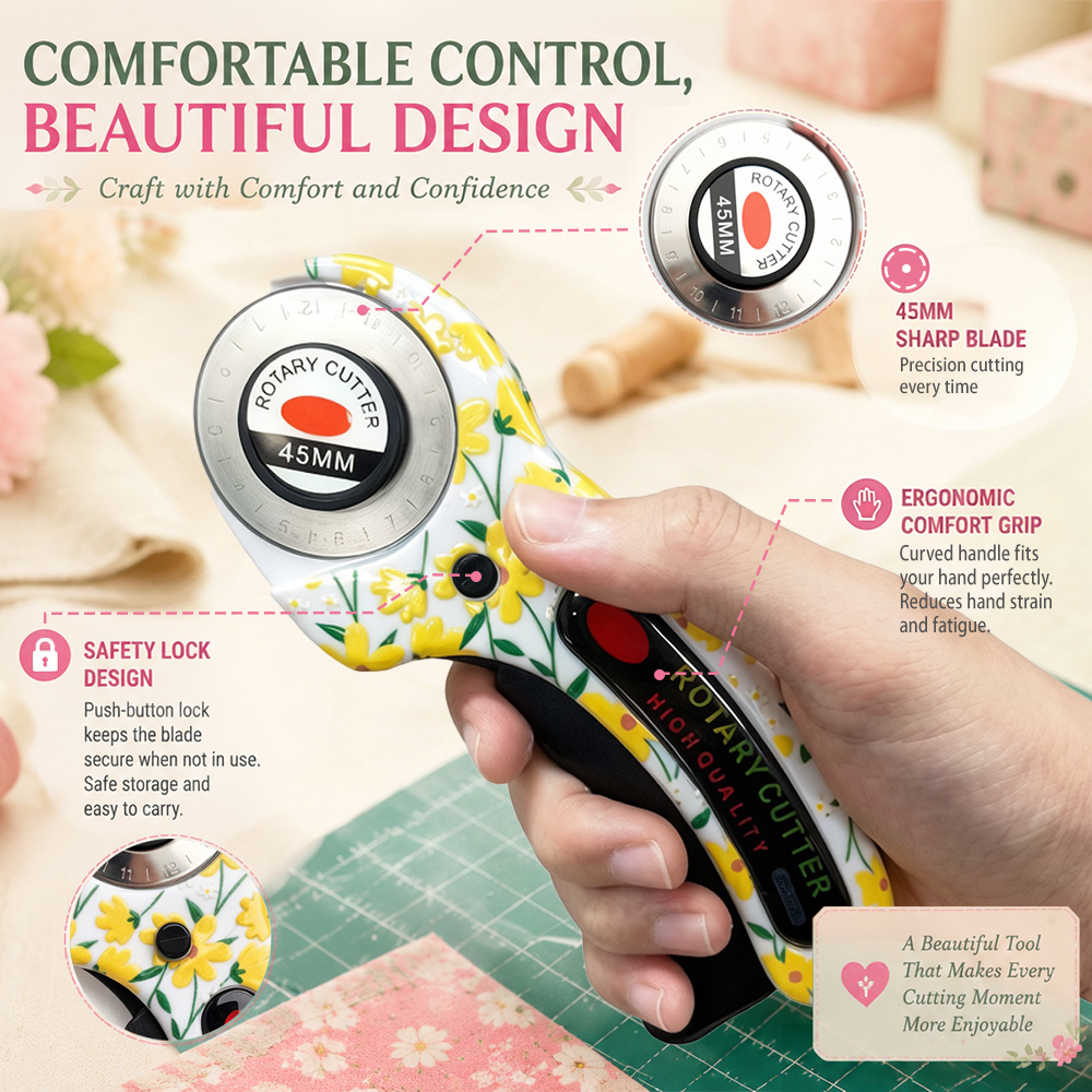 로터리 커터 45mm 카드 종이 재봉 퀼팅 롤러 원단  - Rotary Cutter Fabric 리뷰 및 가격