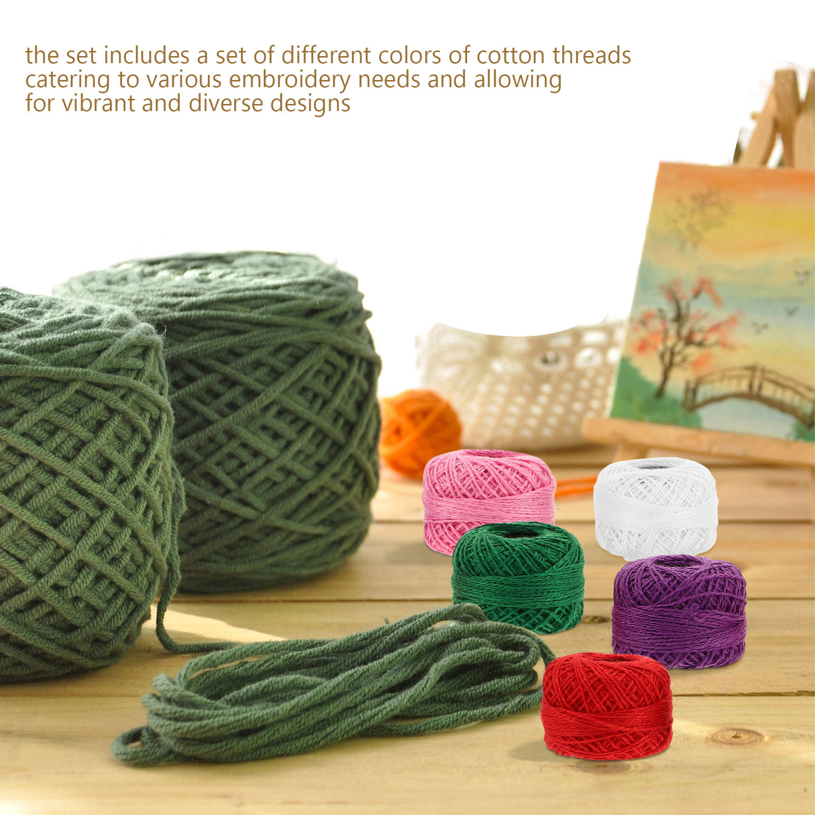 12개 면사 자수실, 다채로운 색상의 실, 십자수 DI - Embroidery Floss Thread 리뷰 및 가격