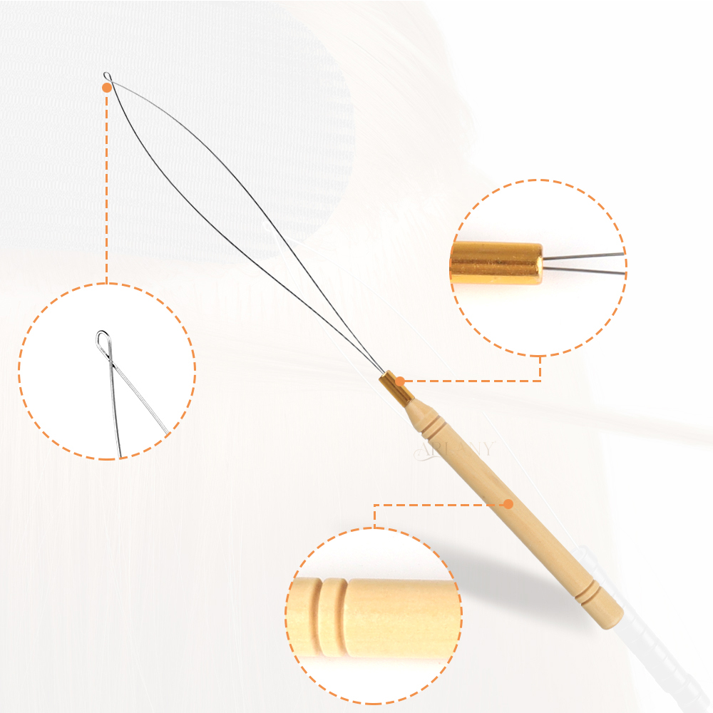 마이크로 링 루프 도구 핸들 스레더 풀링 바늘 헤어 익 - Needle Threader Tool 리뷰 및 가격