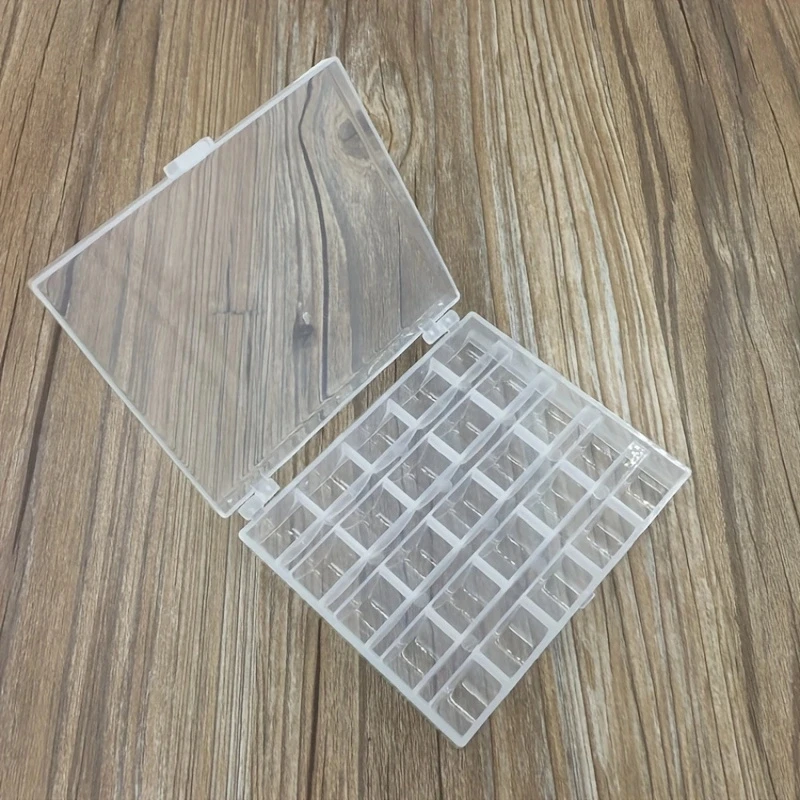 25 개/대 빈 보빈 재봉틀 스레드 보관 케이스 재봉  - Thread Bobbins Empty 리뷰 및 가격
