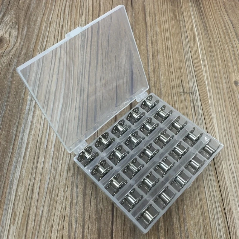 25 개/대 빈 보빈 재봉틀 스레드 보관 케이스 재봉  - Thread Bobbins Empty 리뷰 및 가격