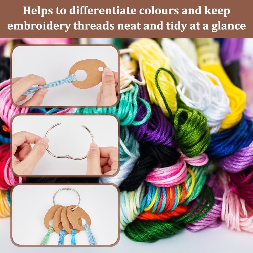 100Pcs 눈물 방울 치실 스레드 드롭 Burlywo - Embroidery Floss Thread 리뷰 및 가격