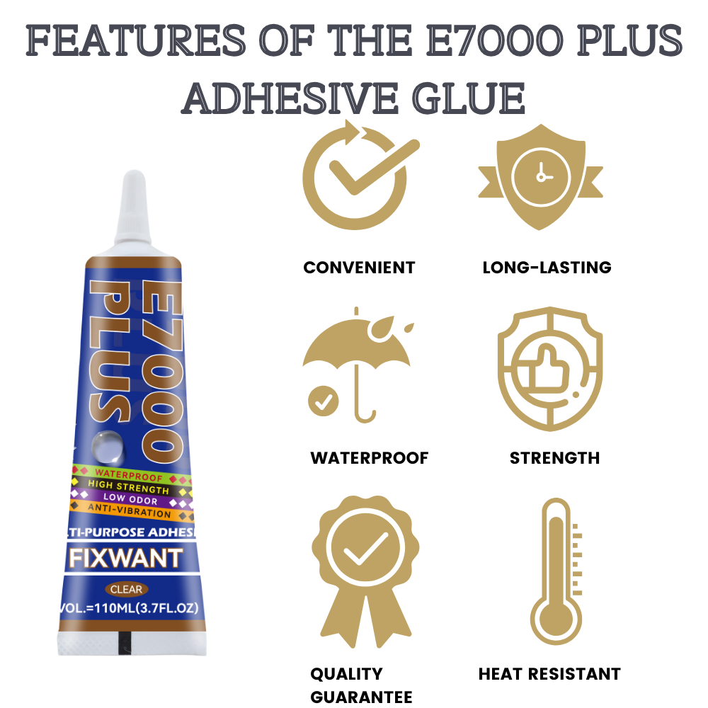 E7000 PLUS 다목적 접착제 - 직물, 가죽, 금 - Fabric Glue Bond 리뷰 및 가격