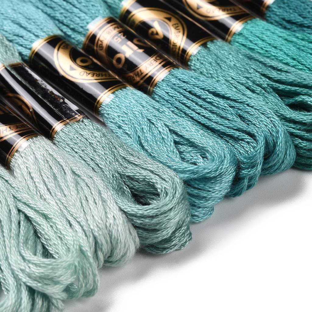 1세트 8가닥 0.5mm 6겹 폴리에스터 자수실 비즈  - Embroidery Floss Thread 리뷰 및 가격