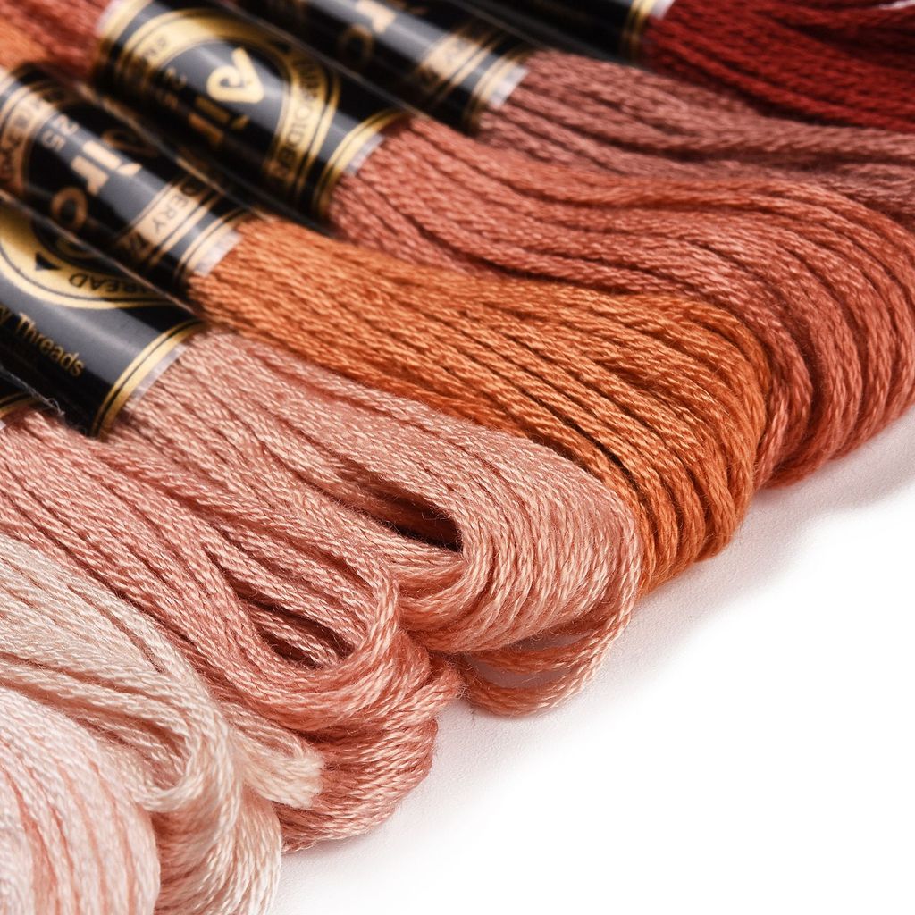 1세트 8가닥 0.5mm 6겹 폴리에스터 자수실 비즈  - Embroidery Floss Thread 리뷰 및 가격